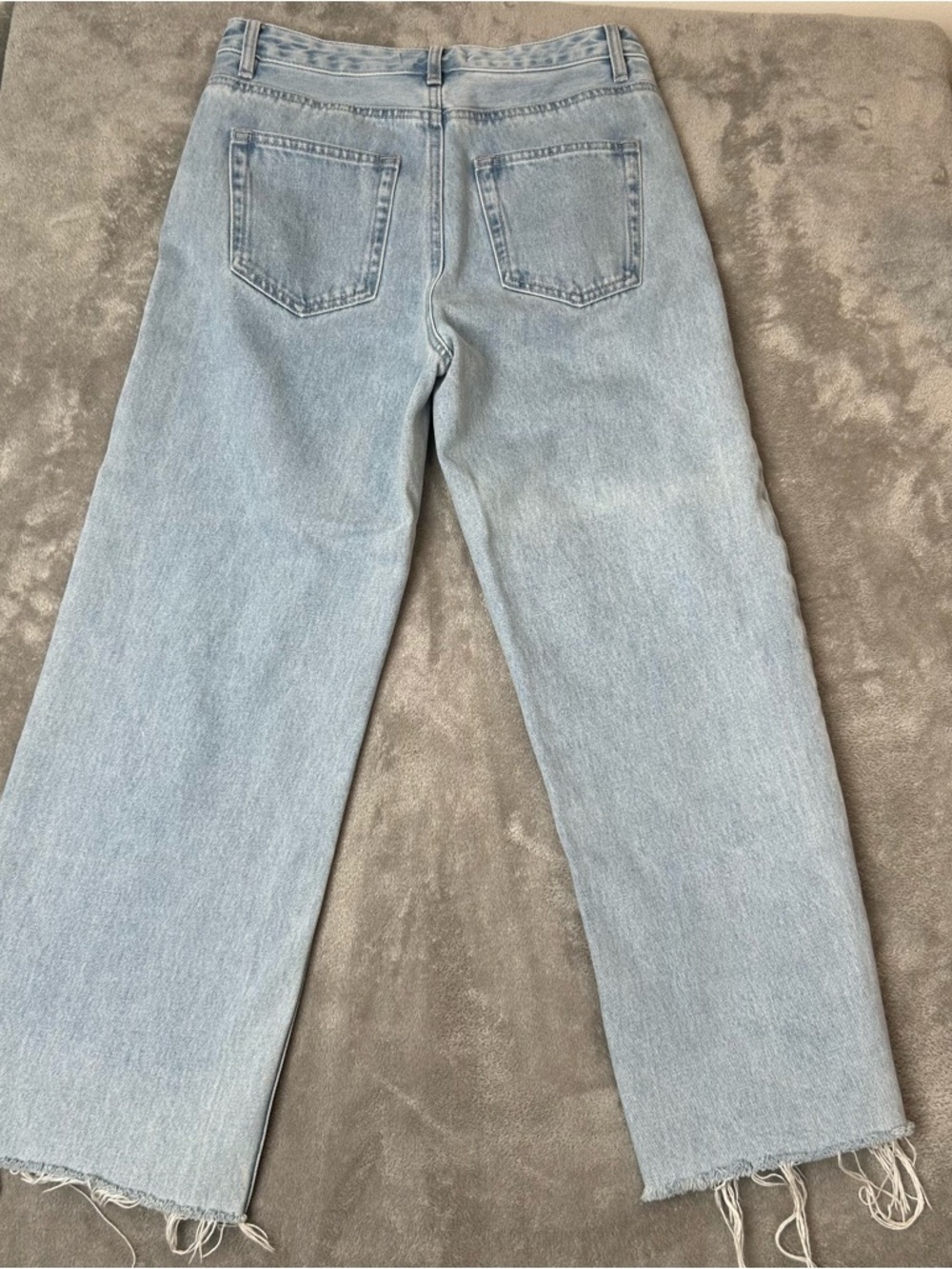 Assembly Label Jeans Straight Relaxed Fit Blue Denim Jeans Women’s Size 8 - Picture 7 of 16